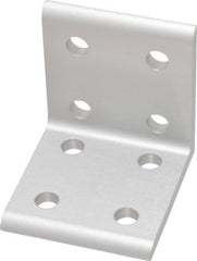 80/20 Inc. - 1-7/8" Wide, 2" High, Open Shelving Polymer Shelf - Aluminum, 2" Deep, Use with Series 10 & Bolt Kit 3393 - Exact Tooling