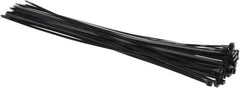 Thomas & Betts - 24.2" Long Black Nylon Standard Cable Tie - 120 Lb Tensile Strength, 1.91mm Thick, 3" Max Bundle Diam - Exact Tooling