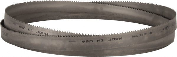 Lenox - 4 to 6 TPI, 13' 5" Long x 1-1/4" Wide x 0.042" Thick, Welded Band Saw Blade - Bi-Metal, Toothed Edge, Raker Tooth Set, Flexible Back, Contour Cutting - Exact Tooling
