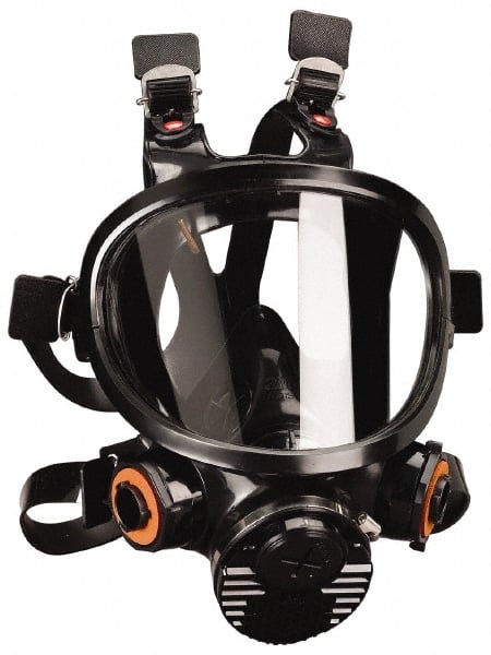 3M - Series 7800S, Size S Full Face Respirator - 6-Point Suspension, Bayonet & DIN Connection - Exact Tooling