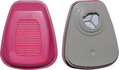 3M - Olive and Magenta P100 Cartridge and Filter Combination - Series 6000, Protects Against Formaldehyde, Organic Vapor - Exact Tooling
