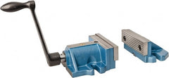 Bison - 6" Jaw Width, Horizontal Stationary Machine Vise - Manual Operation, 1 Station, 3" Deep, 8,990 Lb Max Clamp Force - Exact Tooling
