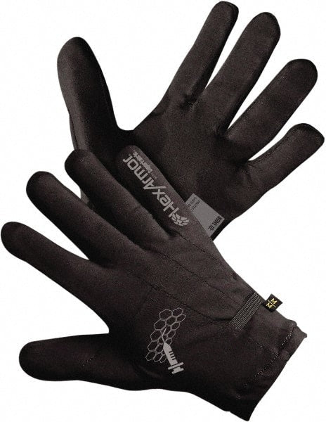 HexArmor - Size XL (10), ANSI Cut Lvl A9, Puncture Lvl 4, Spandex/SuperFabric Cut Resistant Gloves - 10.03" Long, SuperFabric Lining, Elastic Cuff, Black, Paired - Exact Tooling