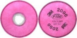 3M - Magenta P100 Filter - Series 2000, Protects Against Particulates - Exact Tooling