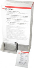 3M - Facepiece Alcohol-Free Wipes - 10" Long x 8" Wide - Exact Tooling