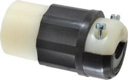 Leviton - 250 VAC, 30 Amp, L15-30R Configuration, Industrial Grade, Self Grounding Connector - 3 Phase, 3 Poles, 0.595 to 1.15 Inch Cord Diameter - Exact Tooling