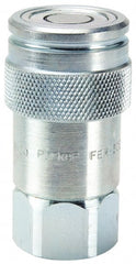 Parker - 1-1/16-12 SAE Steel Hydraulic Hose Female Straight Thread Coupler - 3,625 psi - Exact Tooling