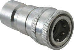 Parker - 3/4-16 SAE ORB Steel Hydraulic Hose Female Straight Thread Coupler - 4,000 psi - Exact Tooling