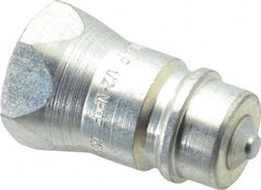 Parker - 1/2 NPTF Steel Hydraulic Hose Female Pipe Thread Nipple & Poppet - 3,000 psi - Exact Tooling