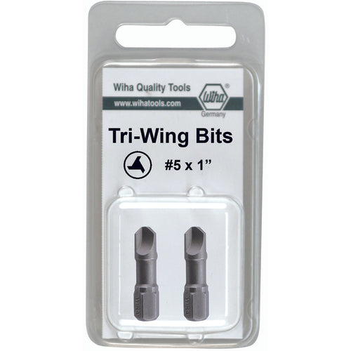 Tri-Wing Insert Bit #3 × 25mm (2 Bit Pack) - Exact Tooling