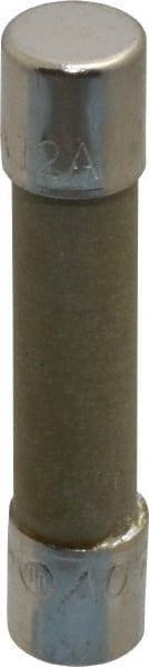 Cooper Bussmann - 250 VAC, 12 Amp, Time Delay Miniature Ceramic Fuse - 1-1/4" OAL, 1/4" Diam - Exact Tooling