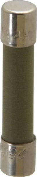 Cooper Bussmann - 250 VAC, 4 Amp, Time Delay Miniature Ceramic Fuse - 1-1/4" OAL, 1/4" Diam - Exact Tooling