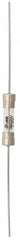 Cooper Bussmann - 250 VAC, 32 VDC, 0.5 Amp, Time Delay Miniature Glass Fuse - 20mm OAL, 10 at 125 V kA Rating, 5mm Diam - Exact Tooling