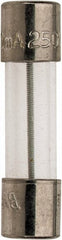 Cooper Bussmann - 250 VAC, 32 VDC, 0.4 Amp, Time Delay Miniature Glass Fuse - 20mm OAL, 10 at 125 V kA Rating, 5mm Diam - Exact Tooling