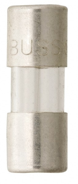 Cooper Bussmann - 250 VAC, 32 VDC, 0.125 Amp, Fast-Acting Miniature Glass Fuse - 15mm OAL, 10 at 125 V kA Rating, 5mm Diam - Exact Tooling