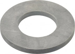 Gibraltar - 1" Screw, Grade 18-8 Stainless Steel Standard Flat Washer - 1-1/32" ID x 2" OD, 3/16" Thick, Plain Finish - Exact Tooling