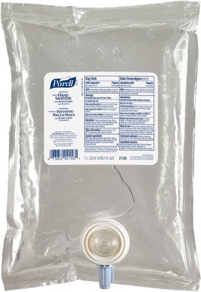 PURELL - 1,000 mL Dispenser Refill Gel Hand Sanitizer - Exact Tooling