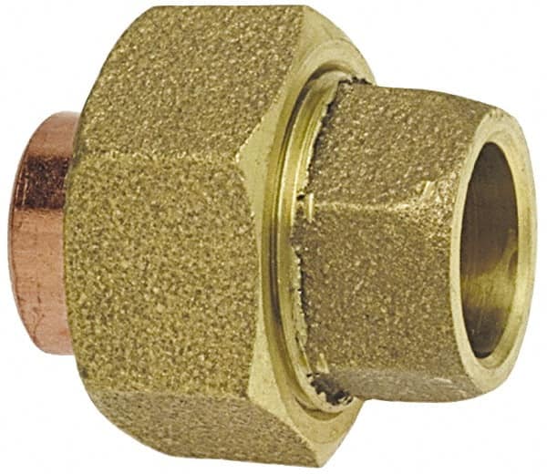 NIBCO - 5/8" Cast Copper Pipe Union - C x C, Pressure Fitting - Exact Tooling