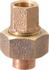 NIBCO - 1/4" Cast Copper Pipe Union - C x C, Pressure Fitting - Exact Tooling