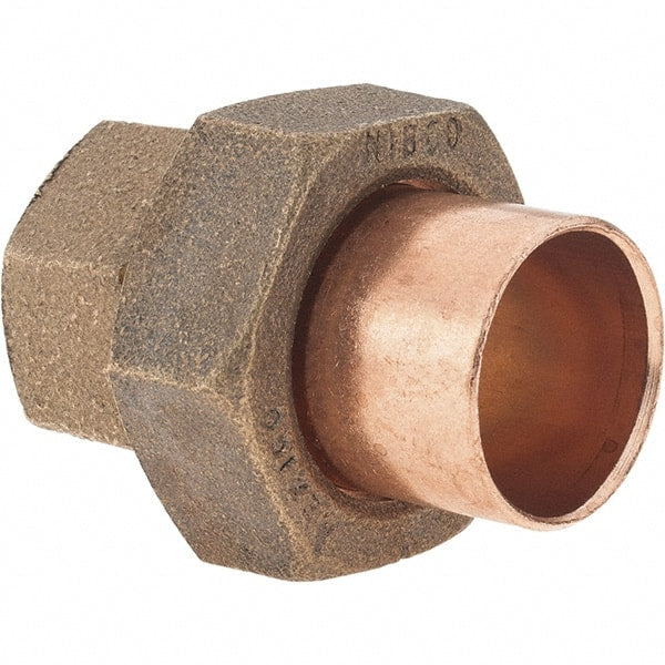 NIBCO - 3/4" Cast Copper Pipe Union - C x C, Pressure Fitting - Exact Tooling