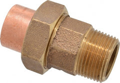 NIBCO - 1" Cast Copper Pipe Union - C X M, Pressure Fitting - Exact Tooling