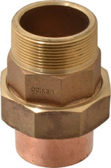 NIBCO - 2" Cast Copper Pipe Union - C X M, Pressure Fitting - Exact Tooling
