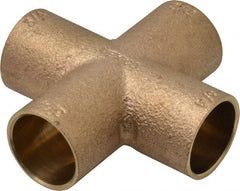 NIBCO - 3/4" Cast Copper Pipe Cross - C x C x C x C, Pressure Fitting - Exact Tooling