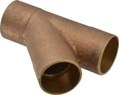 NIBCO - 1-1/4" Cast Copper Pipe 45° Wye - C x C x C, Pressure Fitting - Exact Tooling