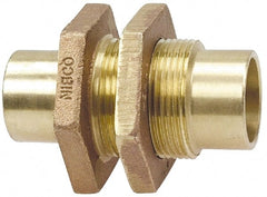 NIBCO - 1-1/2" Cast Copper Pipe Bulkhead - C x C, Pressure Fitting - Exact Tooling