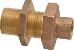 NIBCO - 1/2" Cast Copper Pipe Bulkhead - C x F, Pressure Fitting - Exact Tooling