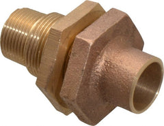 NIBCO - 3/4" Cast Copper Pipe Bulkhead - C X M, Pressure Fitting - Exact Tooling