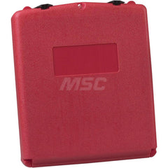 Justrite - Document Protectors; Type: Document Storage Boxes ; Width (Inch): 13.125 ; Height (Inch): 15.75 ; Number of Pieces: 1.000 ; Color: Red - Exact Tooling