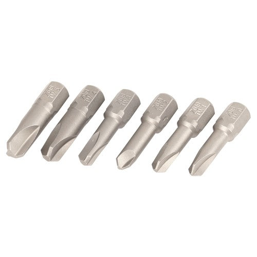 Tri-Wing Insert Bit #0, 1, 2, 3, 4, 5 × 25mm (6 Bit Pack) - Exact Tooling