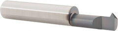 Scientific Cutting Tools - 3/4" Cutting Depth, 10 to 32 TPI, 0.32" Diam, Internal Thread, Solid Carbide, Single Point Threading Bar - AlTiN+ Finish, 2-1/2" OAL, 3/8" Shank Diam, 0.075" Projection from Edge, 60° Profile Angle - Exact Tooling