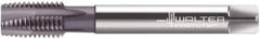 Walter-Prototyp - 1-8 UNC, 4 Flute, TiCN Finish, Powdered Metal Spiral Point Tap - Plug Chamfer, Right Hand Thread, 5-1/8" OAL, 37.01mm Thread Length, 20.32mm Shank Diam, 3B Class of Fit, Series A2225766 - Exact Tooling
