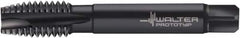 Walter-Titex - 3/8-16 UNC, 4 Flutes, Plug Chamfer, Oxide Finish, Cobalt Spiral Point STI Tap - 3-3/8" OAL, 0.367" Shank Diam, 7/16" Square Length, 0.275" Square Size, 3B Class of Fit, Series A222539 - Exact Tooling