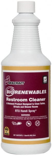 Ability One - Bathroom, Tile & Toilet Bowl Cleaners; Type: Cleaner ; Application: Bathroom ; Form: Liquid ; Container Size: 32 oz. ; Container Type: Bottle - Exact Tooling