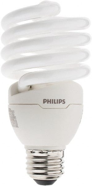 Philips - 26 Watt Fluorescent Residential/Office Medium Screw Lamp - 4,100°K Color Temp, 1,800 Lumens, 120 Volts, EL/mDT, 10,000 hr Avg Life - Exact Tooling