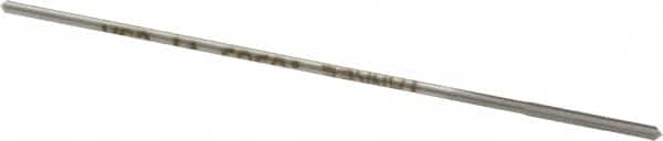 Made in USA - 0.0565" High Speed Steel 4 Flute Chucking Reamer - Straight Flute, 0.051" Straight Shank, 1/2" Flute Length, 2-1/2" OAL - Exact Tooling