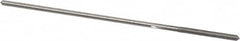 Made in USA - 0.0745" High Speed Steel 4 Flute Chucking Reamer - Straight Flute, 0.066" Straight Shank, 3/4" Flute Length, 3" OAL - Exact Tooling