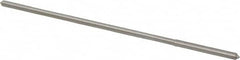 Made in USA - 0.0875" High Speed Steel 4 Flute Chucking Reamer - Straight Flute, 0.081" Straight Shank, 3/4" Flute Length, 3" OAL - Exact Tooling