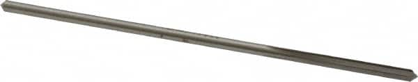 Made in USA - 0.091" High Speed Steel 4 Flute Chucking Reamer - Straight Flute, 0.081" Straight Shank, 3/4" Flute Length, 3" OAL - Exact Tooling