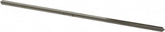 Made in USA - 0.091" High Speed Steel 4 Flute Chucking Reamer - Straight Flute, 0.081" Straight Shank, 3/4" Flute Length, 3" OAL - Exact Tooling