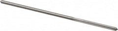 Made in USA - 0.092" High Speed Steel 4 Flute Chucking Reamer - Straight Flute, 0.081" Straight Shank, 3/4" Flute Length, 3" OAL - Exact Tooling