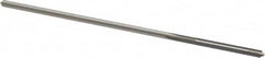 Made in USA - 0.0985" High Speed Steel 4 Flute Chucking Reamer - Straight Flute, 0.0928" Straight Shank, 7/8" Flute Length, 3-1/2" OAL - Exact Tooling