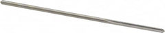 Made in USA - 0.1" High Speed Steel 4 Flute Chucking Reamer - Straight Flute, 0.0928" Straight Shank, 7/8" Flute Length, 3-1/2" OAL - Exact Tooling