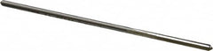 Made in USA - 0.1055" High Speed Steel 4 Flute Chucking Reamer - Straight Flute, 0.095" Straight Shank, 7/8" Flute Length, 3-1/2" OAL - Exact Tooling