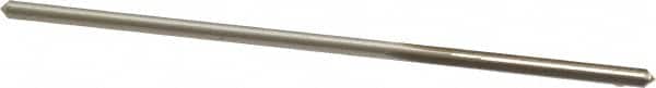 Made in USA - 0.106" High Speed Steel 4 Flute Chucking Reamer - Straight Flute, 0.095" Straight Shank, 7/8" Flute Length, 3-1/2" OAL - Exact Tooling