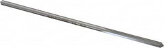 Made in USA - 0.1125" High Speed Steel 4 Flute Chucking Reamer - Straight Flute, 0.1055" Straight Shank, 7/8" Flute Length, 3-1/2" OAL - Exact Tooling