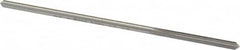 Made in USA - 0.1175" High Speed Steel 4 Flute Chucking Reamer - Straight Flute, 0.112" Straight Shank, 7/8" Flute Length, 3-1/2" OAL - Exact Tooling
